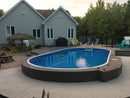 Latham Rockwood Semi-Inground Pool