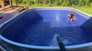 Latham Rockwood Semi-Inground Pool