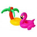 Palm tree and Flamingo cup holder